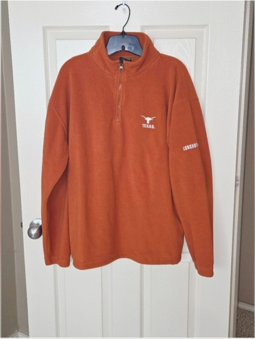 Pro Edge Men's Texas Longhorn 1/4 Zip Freeze Pullover SZ L